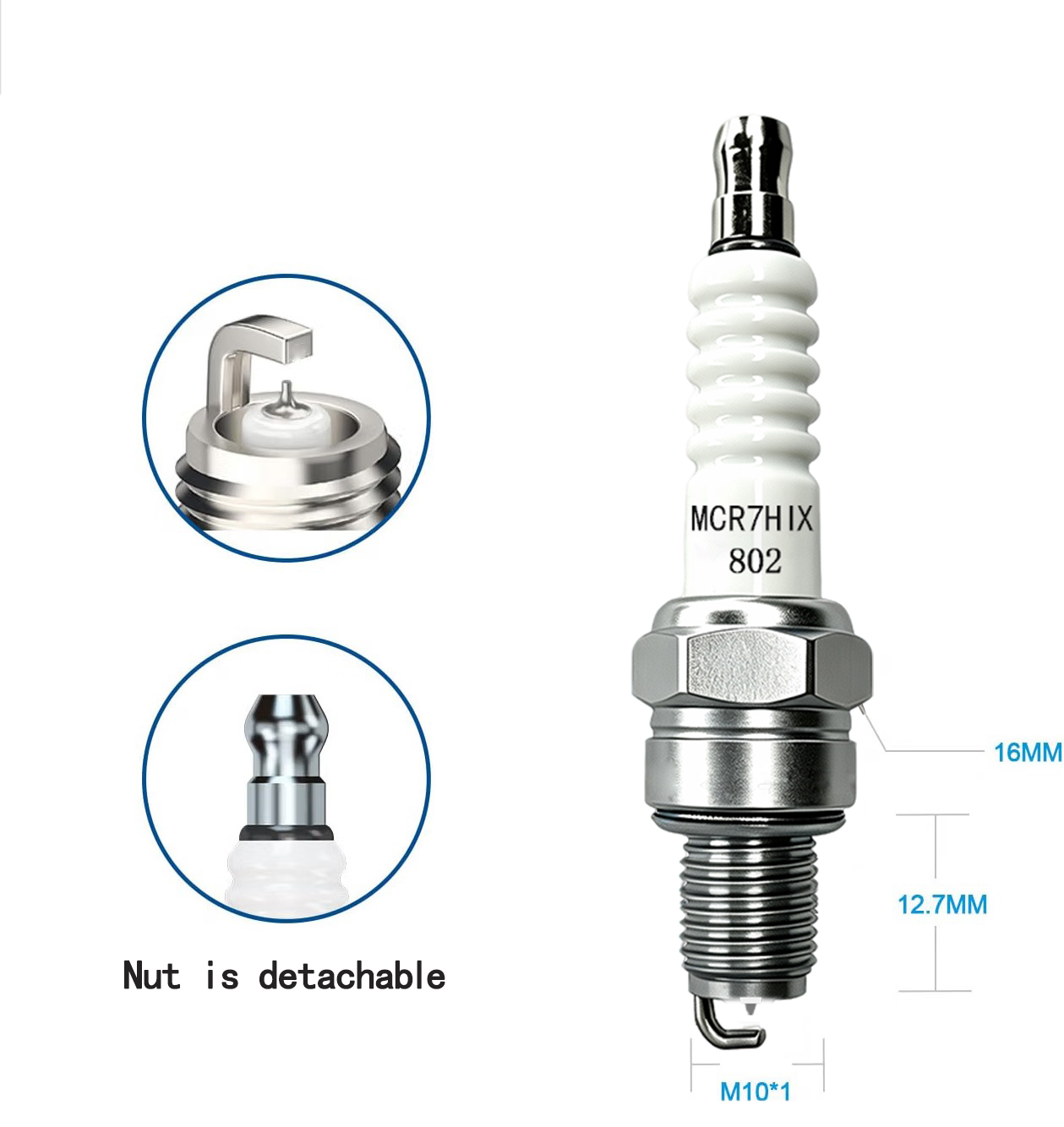 1-4 pcs Origina Good AN Iridiu - огляд і ціна Motorcycle Spark Plug