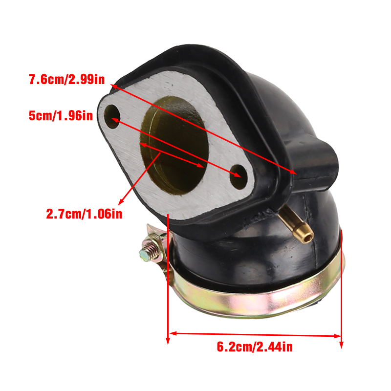 Gy6 230cc intake pipe for moto - огляд і ціна Motorcycle Carburetor